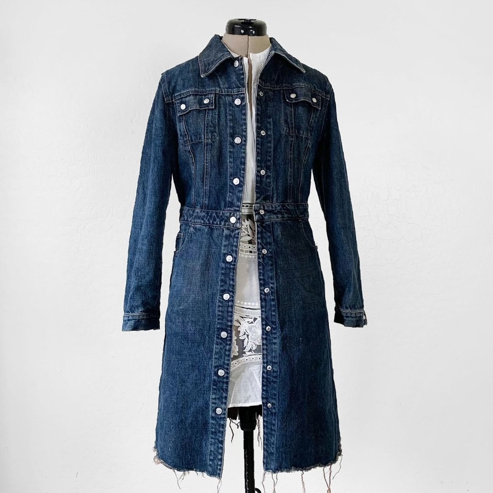 AJ Armani Jeans Denim Spring Coat